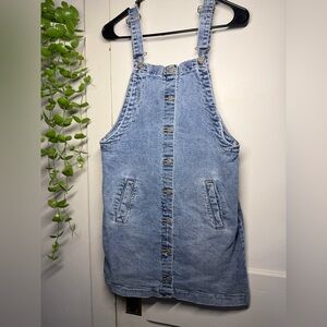 Celebrity Pink Light Blue Denim Overall dress